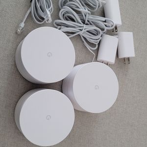 Google WiFi system, 3-Pack - Router Replacement for Whole Home Coverage